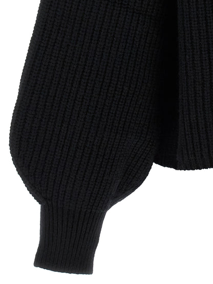 Max Mara Black Wool Cardigan