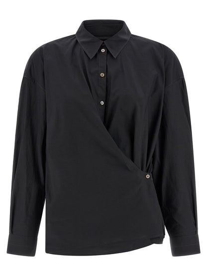 Lemaire Black Cotton Blouse