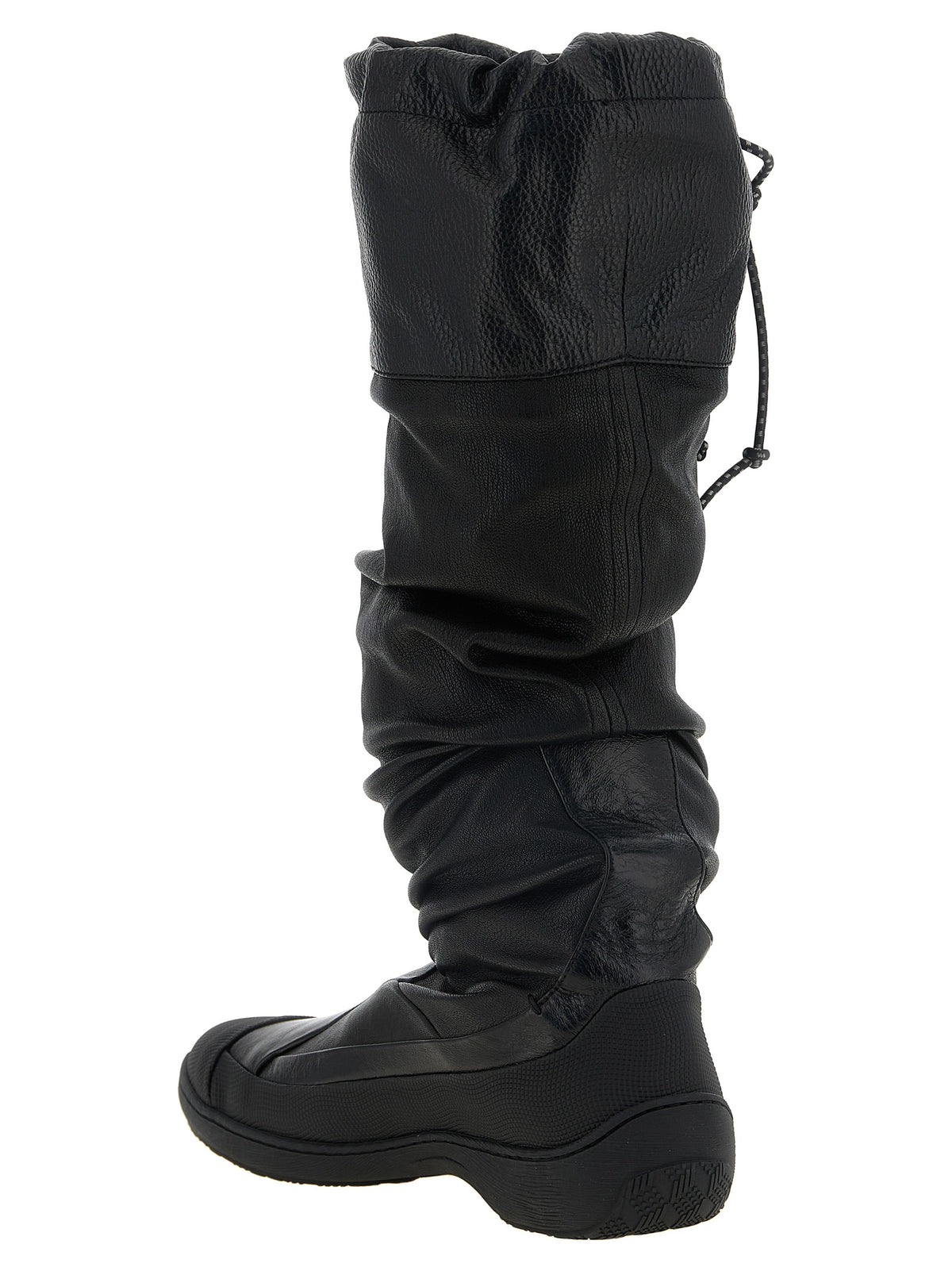 Kiko Kostadinov Black Leather Over The Knee