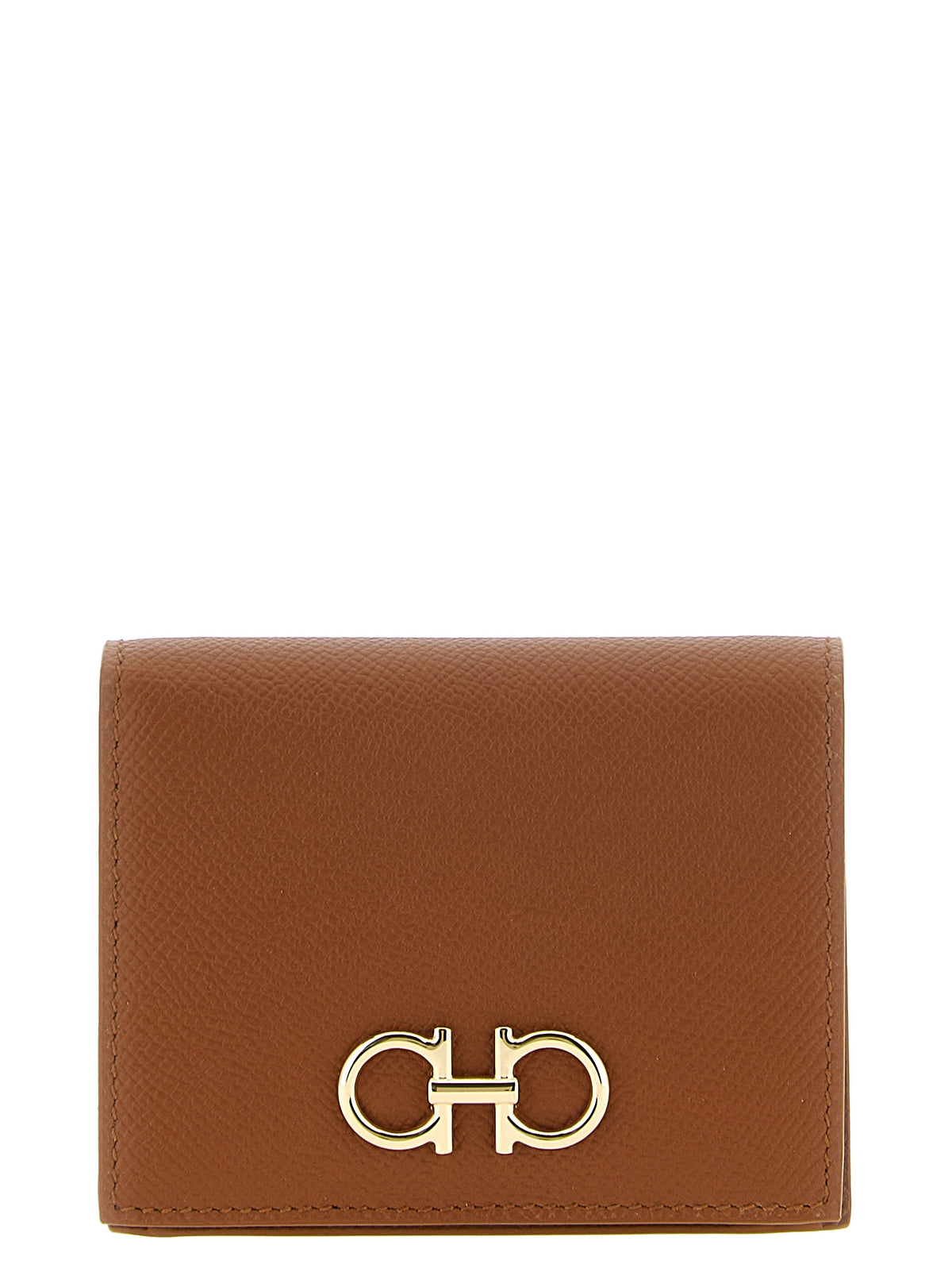 Ferragamo Brown Calfskin Cardholder
