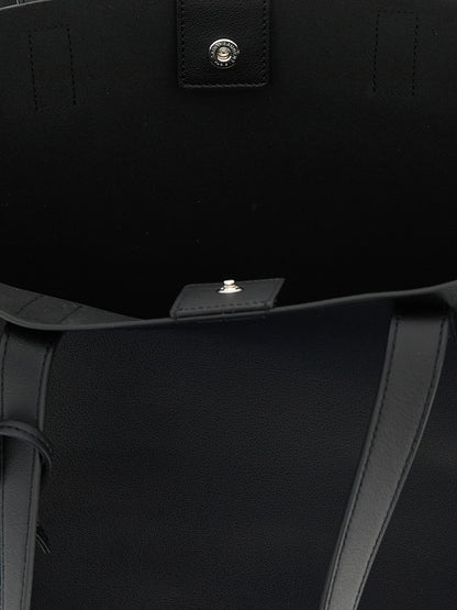 Saint Laurent Black Calfskin Tote Bag