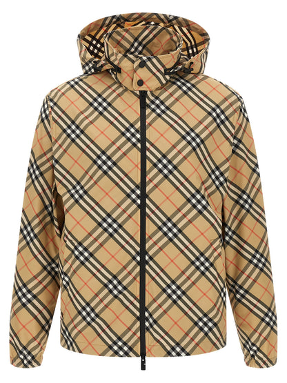 Burberry Beige Polyester Shell Jacket