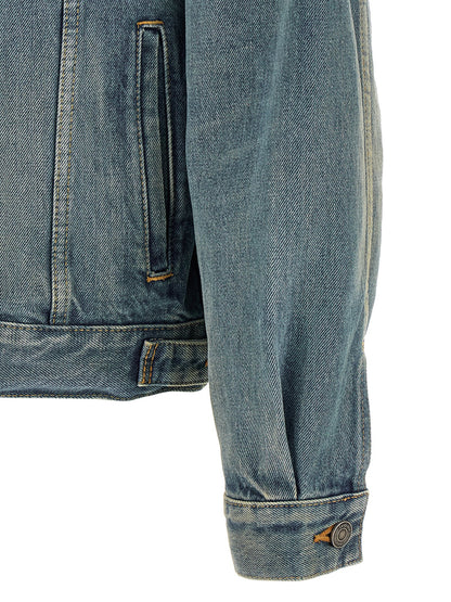 Saint Laurent Blue Cotton Denim Jacket