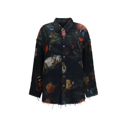 R13 Black Cotton Shirt