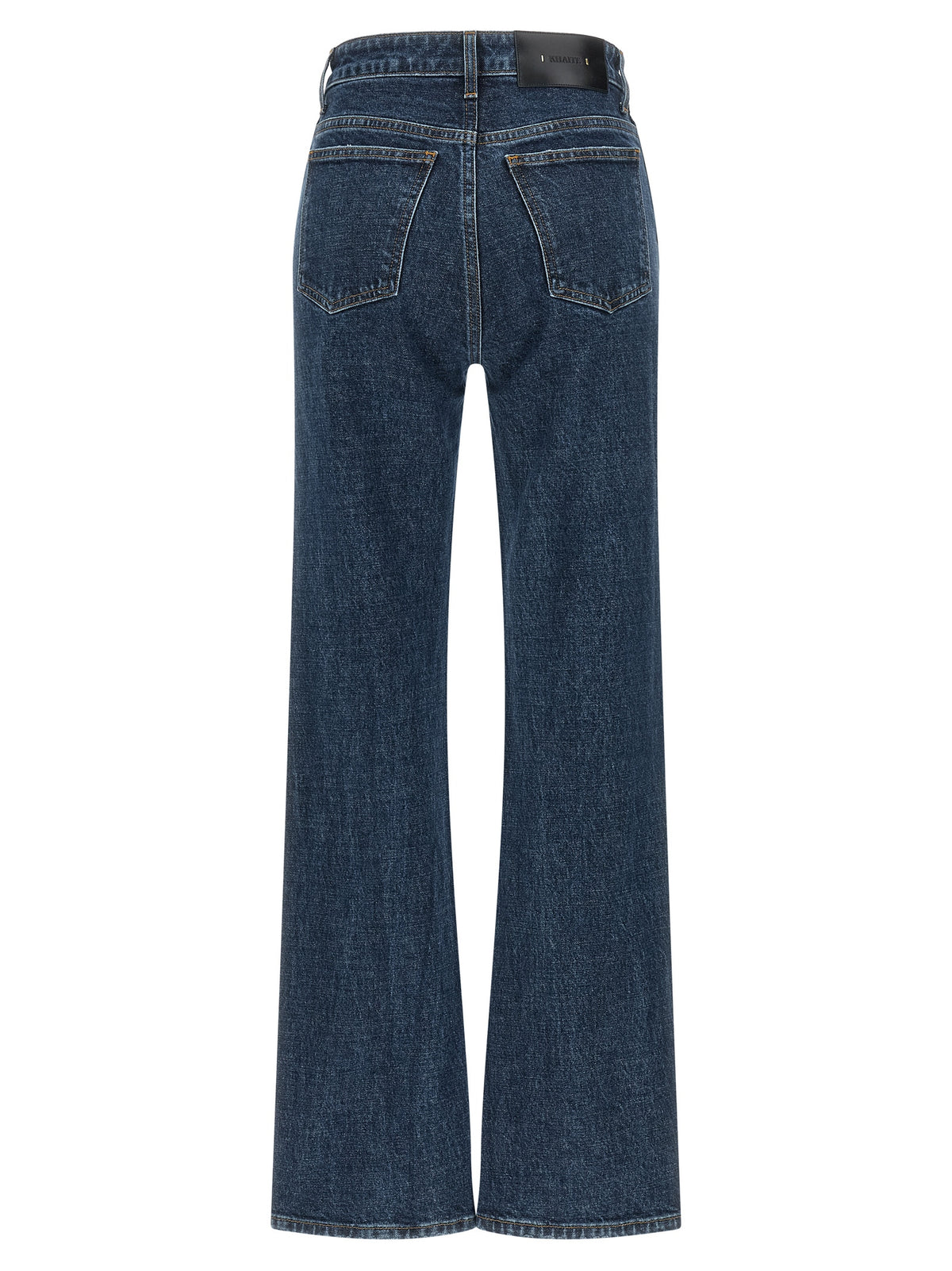 Khaite Blue Cotton Straight-Leg Jeans