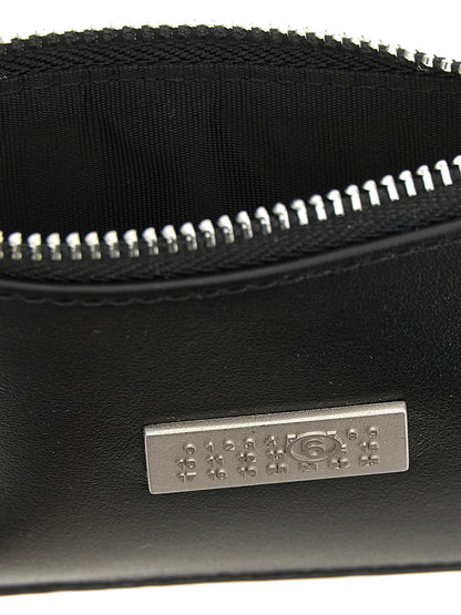 MM6 Maison Margiela Black Calfskin Cardholder