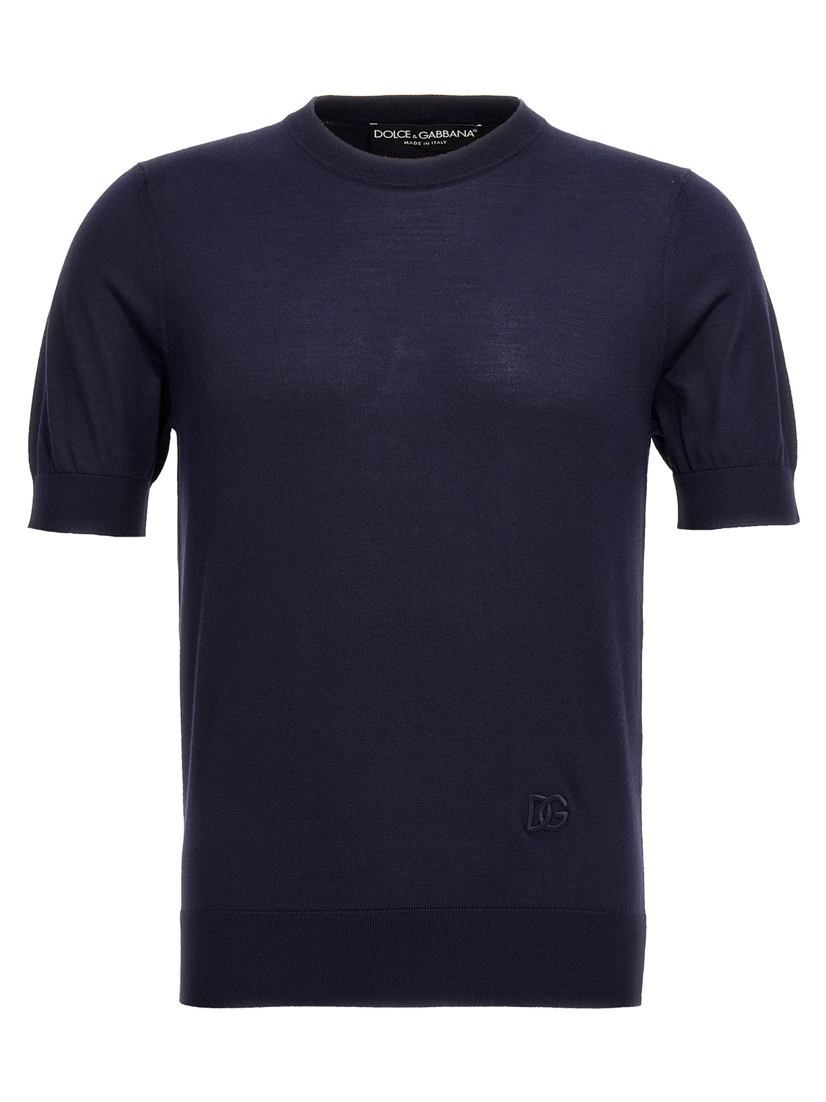 Dolce & Gabbana Blue Silk Cardigan