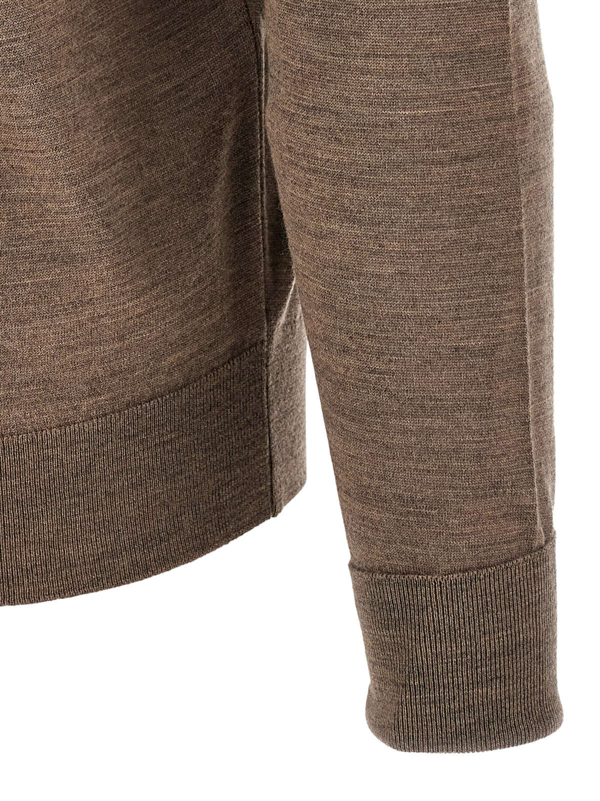 JOHN SMEDLEY Beige Merino Wool Cardigan