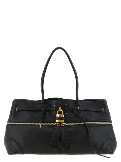 Chloé Black Lamb Leather Shoulder Bag