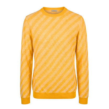 Malo Orange Linen Men Sweater