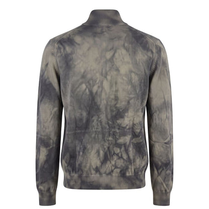 Malo Grey Cotton Men Sweater