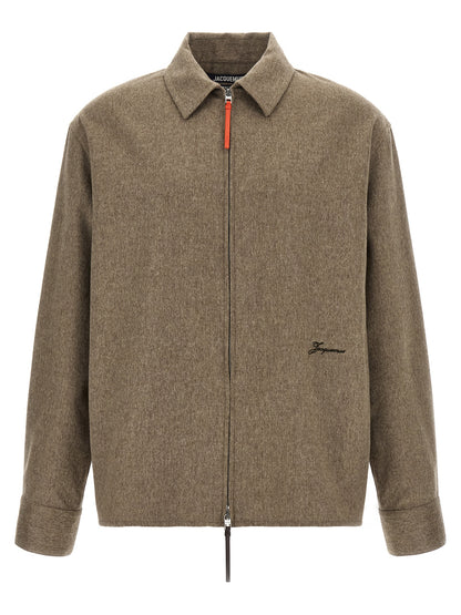 Jacquemus Beige Virgin Wool Blouse