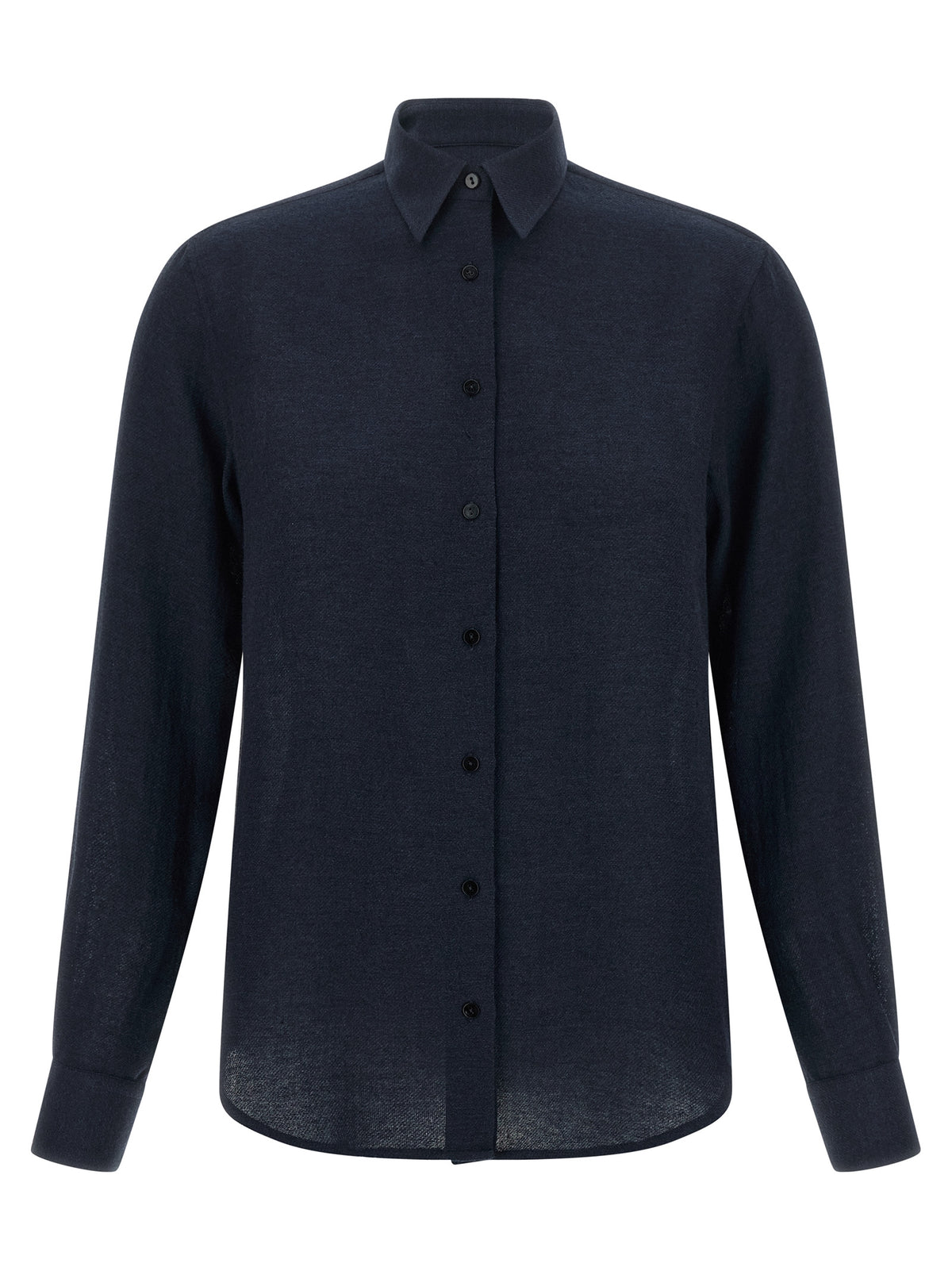 XACUS Blue Viscose Blouse