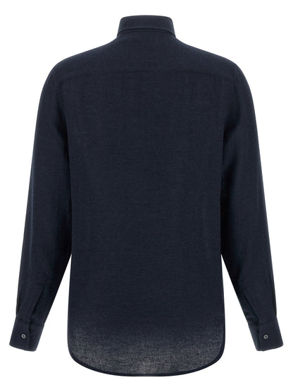 XACUS Blue Viscose Blouse