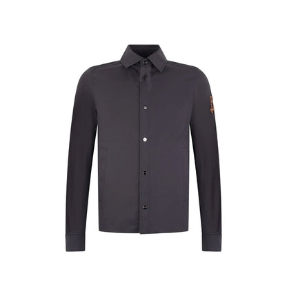 Herno Blue Cotton Shell Jacket