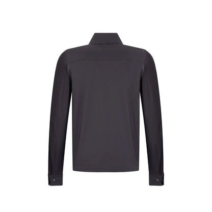Herno Blue Cotton Shell Jacket