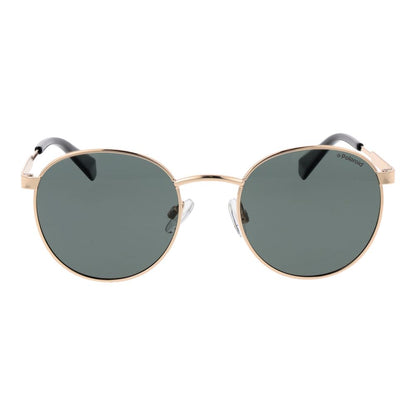 Polaroid Gold Metal Sunglasses