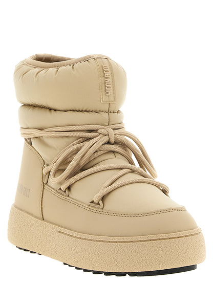Moon Boot Beige Polyamide Flat Boots