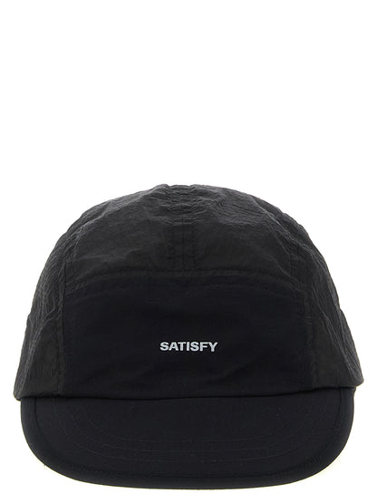 SATISFY Black Polyamide Cap (Baseball Hat)