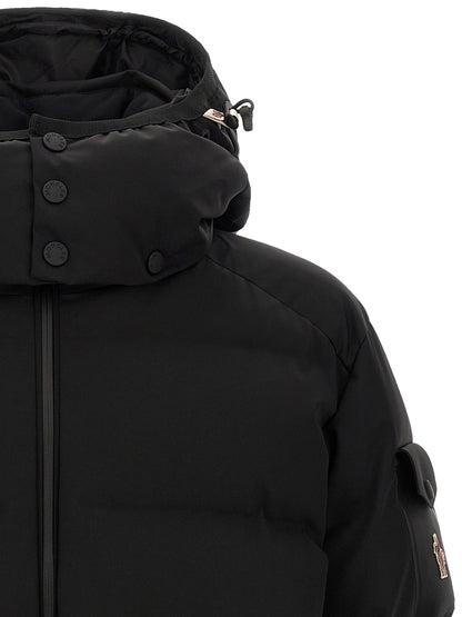 Moncler Grenoble Black Polyamide Full-Length Jacket