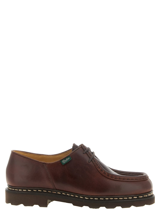 PARABOOT Brown Calfskin Oxfords And Derbies