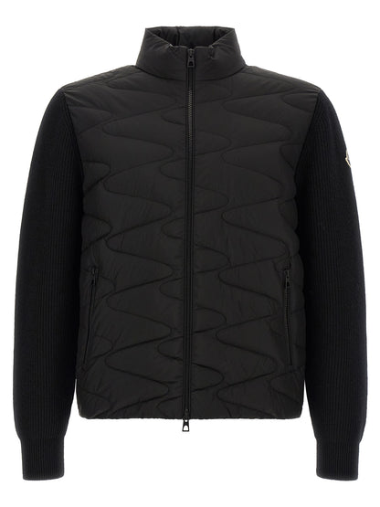 Moncler Black Polyamide Cardigan