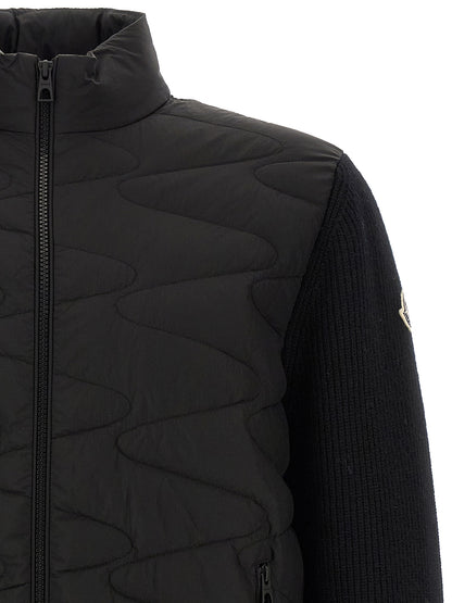 Moncler Black Polyamide Cardigan