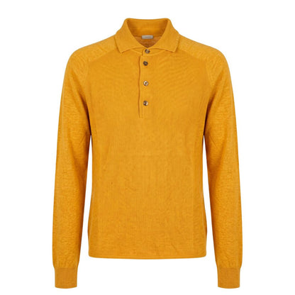 Malo Orange Silk Men Sweater