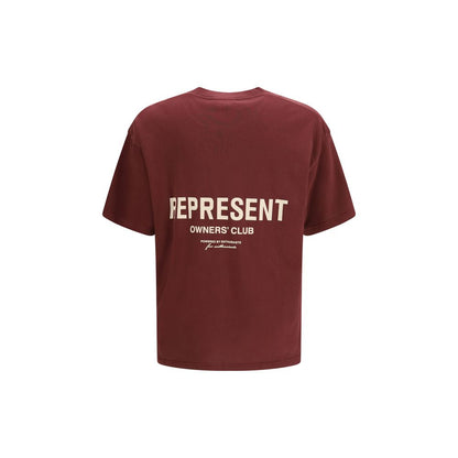 Represent Bordeaux Cotton T-Shirt