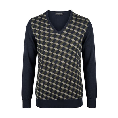 Roberto Pepe Luxury Green Wool Men's Sweater