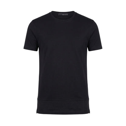 Roberto Pepe Luxury Black Cotton Men Sweater