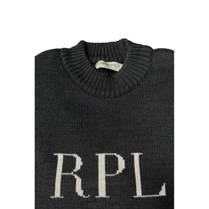 Roberto Pepe Luxury Grey Wool Men Sweater