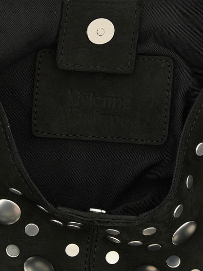 Vivienne Westwood Black Cowhide Shoulder Bag