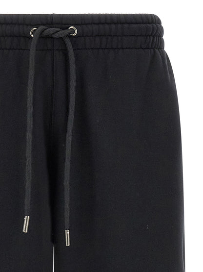 Off-White Black Cotton Bermuda Shorts