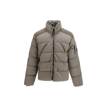 C.P. Company Gray Polyamide Full-Length Jacket