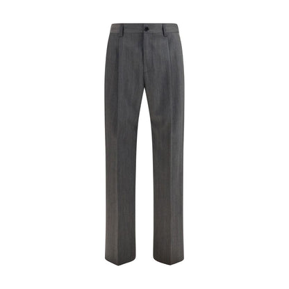 Valentino Garavani Gray Wool Oves Aries Dress Pants