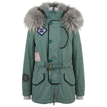 Mr&Mrs Italy Green Cotton Women's Jacket