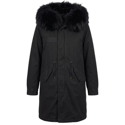 Mr&Mrs Italy Black Cotton Women Jacket
