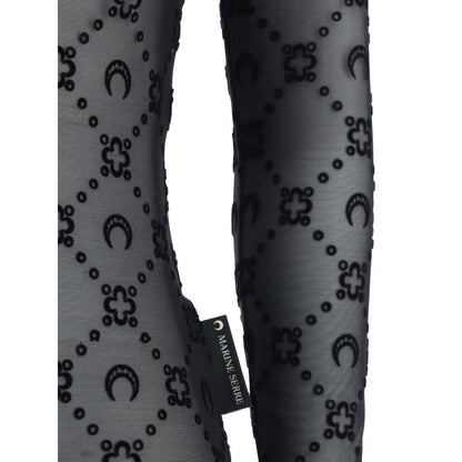 Marine Serre Black Polyamide Pattern Shirt