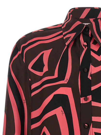 Emilio Pucci Multicolor Silk Blouse