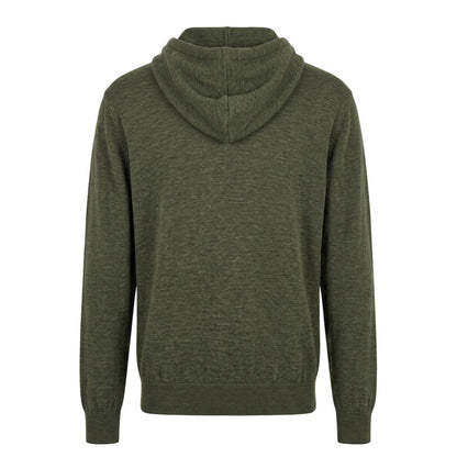 Roberto Pepe Luxury Green Wool Men's Sweater