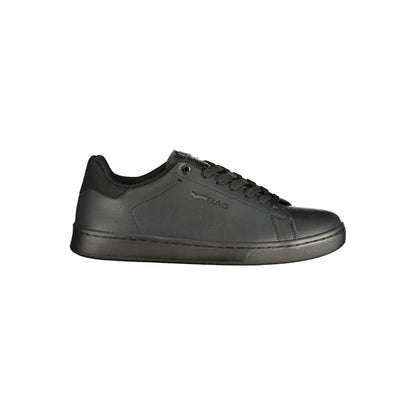 Gas Black Polyurethane Men's Sneaker