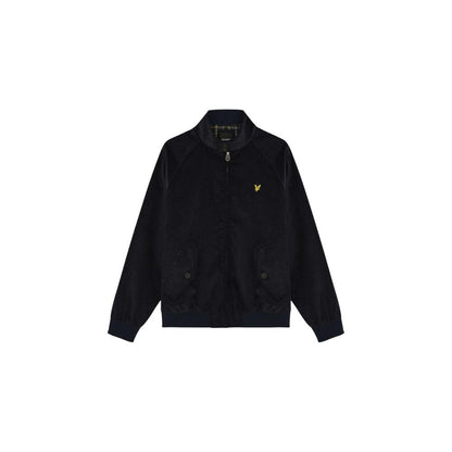 Lyle & Scott Blue Cotton Biker Jacket