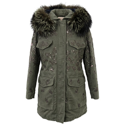 Mr&Mrs Italy Green Cotton Women Jacket
