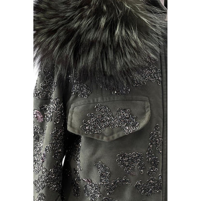 Mr&Mrs Italy Green Cotton Women Jacket