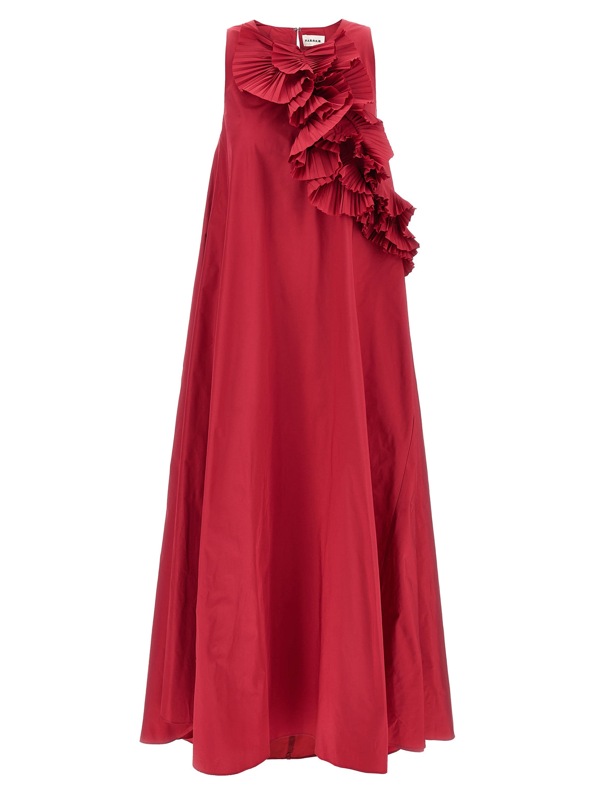 P.A.R.O.S.H. Fuchsia Polyester Long Dress