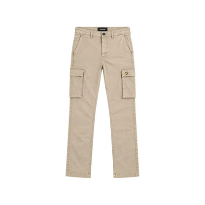 Lyle & Scott Beige Cotton Cargo Pants