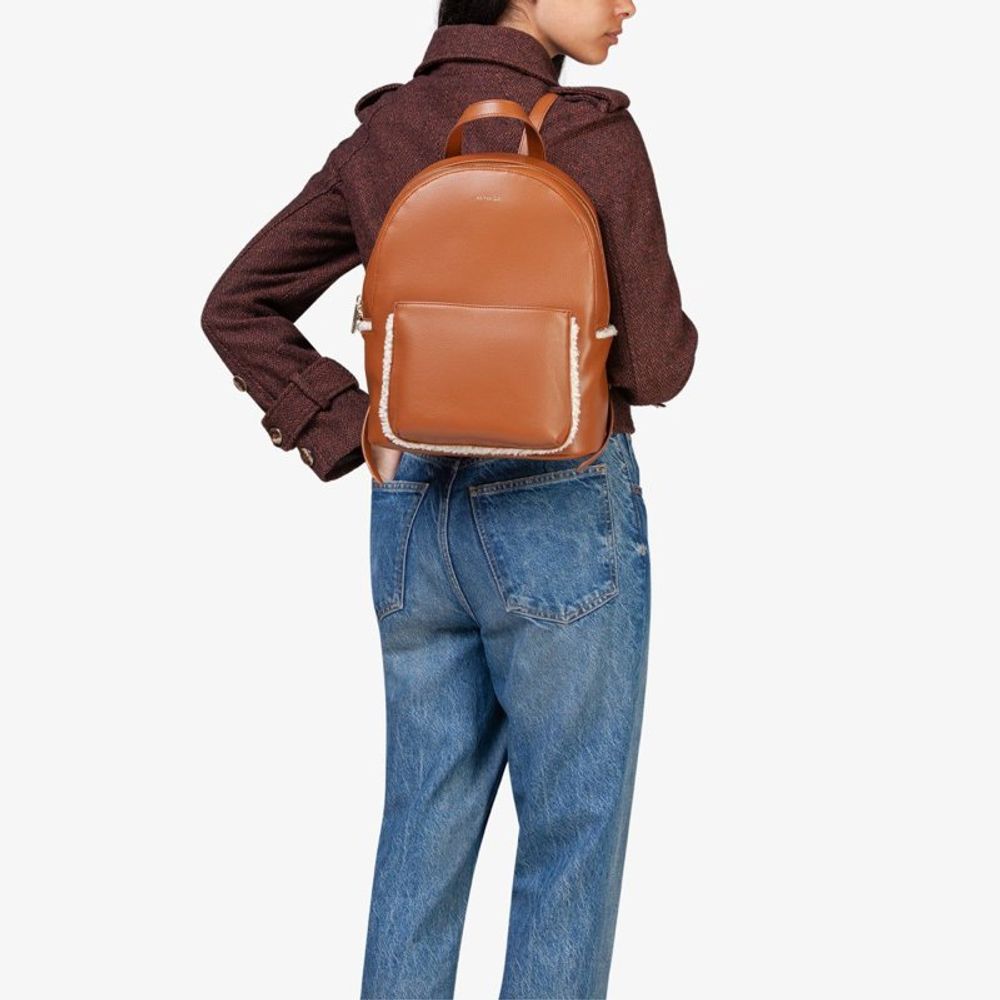 MIRIADE Brown Polyethylene Backpack