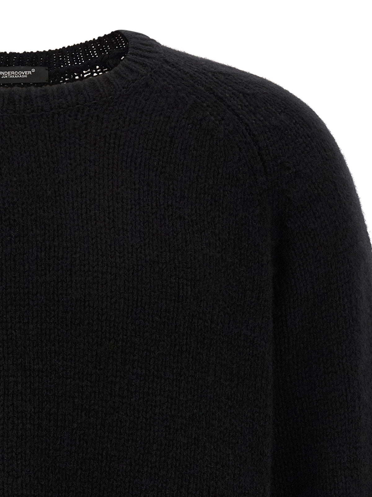 Undercover Black Wool Cardigan