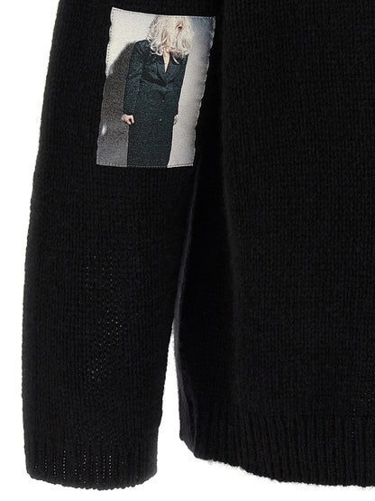 Undercover Black Wool Cardigan